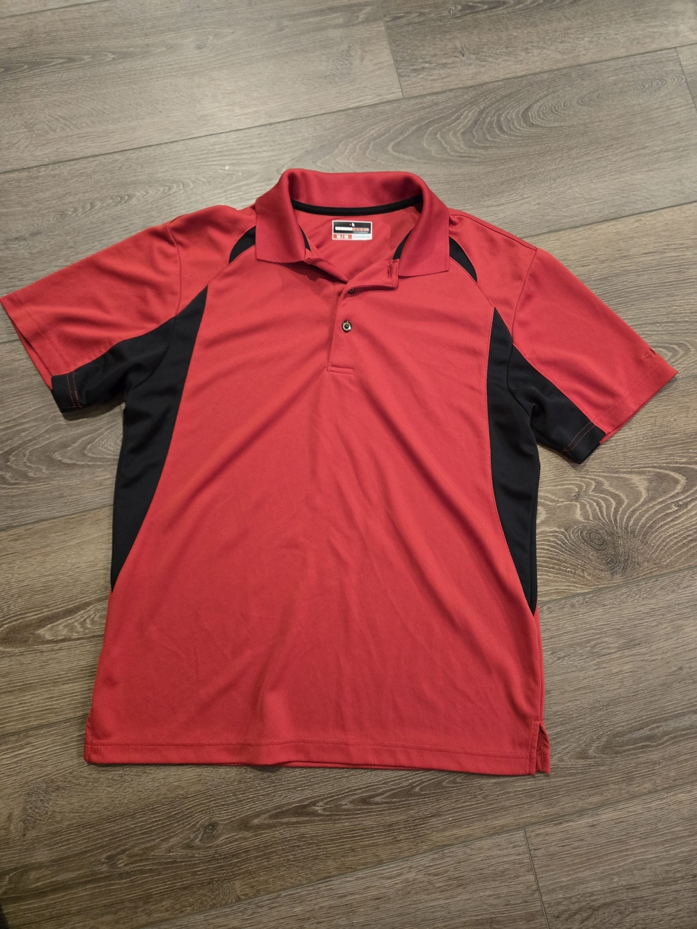 Grand Slam Red and Black Athletic Polo